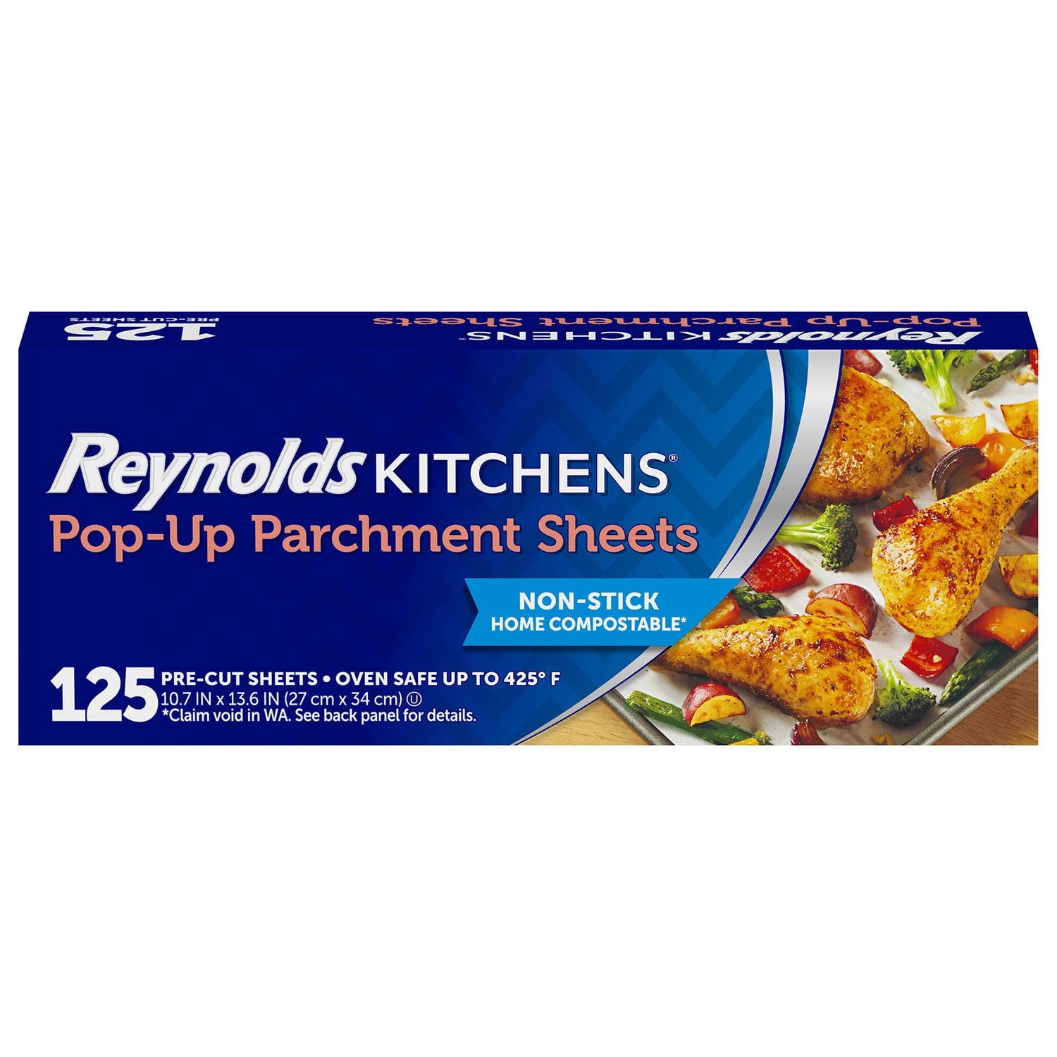 Reynolds Consumer Products Reynolds Kitchens Pop-Up Parchment Paper Sheets – 125 Count