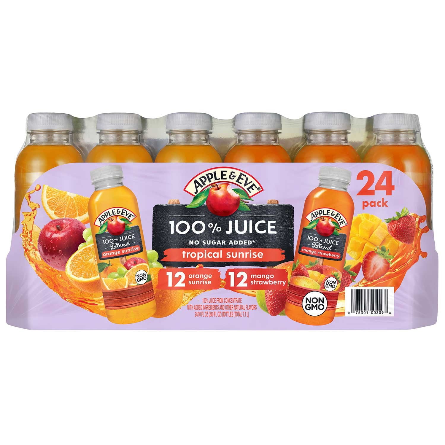 Apple &amp; Eve 100% Juice Tropical Sunrise Variety Pack, 10 fl. oz., 24 pk.