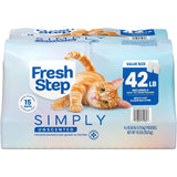 Fresh Step, Simply Unscented Multi Cat Clumping Litter, 42 lbs