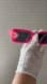 💖 Hot Pink Glitter Heart Sunglasses Rectangle Shades 🕶️