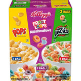 Kellogg's Cereal, Variety Pack, 37.3 oz.