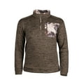 Habit Men’s Snap Front Fleece Pullover with Scent-Factor