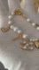 NWT Gold-Tone & Faux Pearl Charm Bracelet with Crystal CC & Cherries 🍒💎