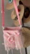 NWT Pastel Pink Pearl & Ribbon Embellished Bucket Bag 🎀💖
