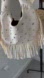 Ivory Studded Fringe Hobo Shoulder Bag Punk Boho Western Y2K Gold Rivets