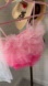 Sugar Thrillz Pink Ruffle Crop Top Set Gloves Scarf NWT Medium
