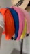 Set of 5 Knotted Headbands Neon Pink Blue Orange Yellow Fashion Hair Bands