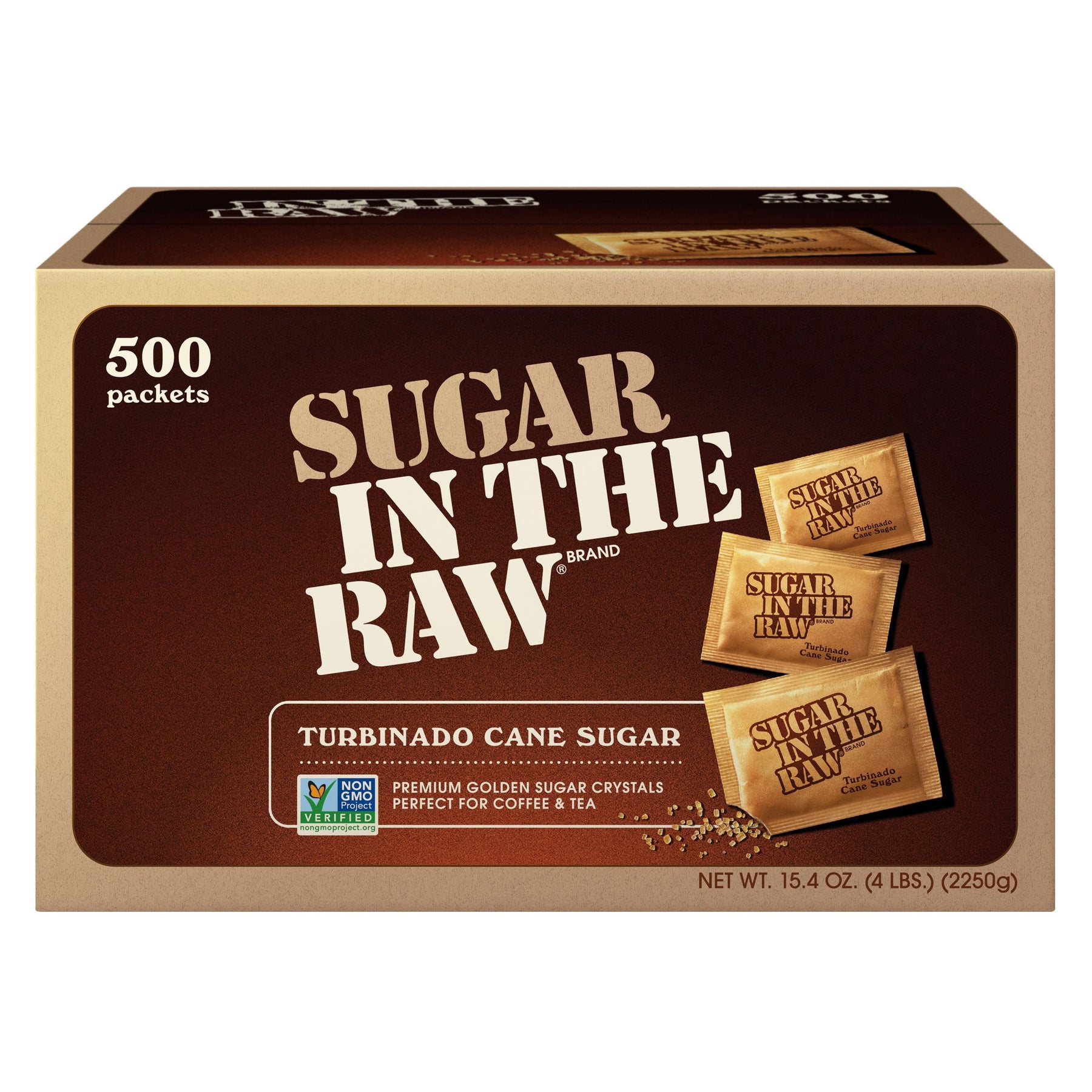 Sugar in the Raw Turbinado Cane Sugar Packets, 500 ct.