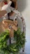 🏡 Rustic Farmhouse Arched Window Frame Wall Decor w/ Greenery Wreath Large