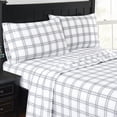 London Fog Plaid Flannel Sheets, Assorted Sizes