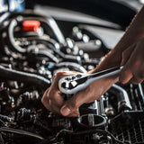 WORX 23Piece 1/4"+ 3/8"DR. Socket Set With Rotatable Rack