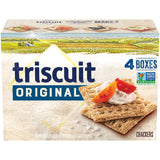 Triscuit Original Whole Grain Wheat Crackers, 8.5 oz., 4 pk.