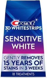 Crest 3DWhitestrips Sensitive Teeth Whitening Kit - 18 Treatments
