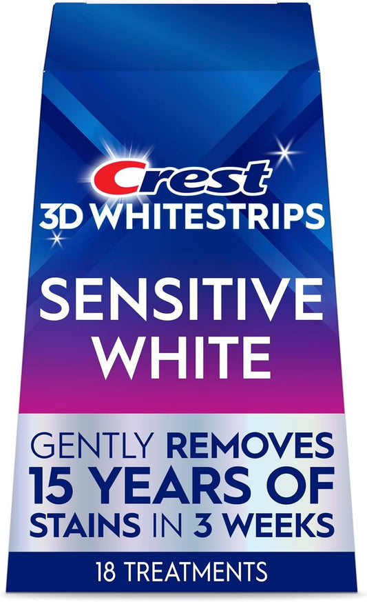 Crest 3DWhitestrips Sensitive Teeth Whitening Kit - 18 Treatments