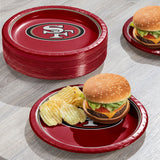 NFL Round Paper Plates, 10", 85 ct., Choose Your Team