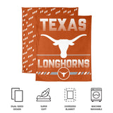 Logo Brands Texas Longhorns 60"x70" Super Plush Blanket