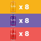 bubly Sparkling Water Variety Pack, 12 fl. oz., 24 pk.