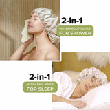 NIGHT Satin Anti-Frizz Shower & Sleep Caps, 2 pk.