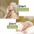 NIGHT Satin Anti-Frizz Shower & Sleep Caps, 2 pk.