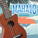 Mahalo MR1TBR Rainbow Series Soprano Ukulele, Transparent Brown