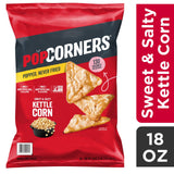 PopCorners Sweet & Salty Kettle Corn Popped-Corn Snack, 18 oz.