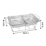 Member's Mark Party Set with 2-hour Safe Heat Chafing Fuel, 24 ct.