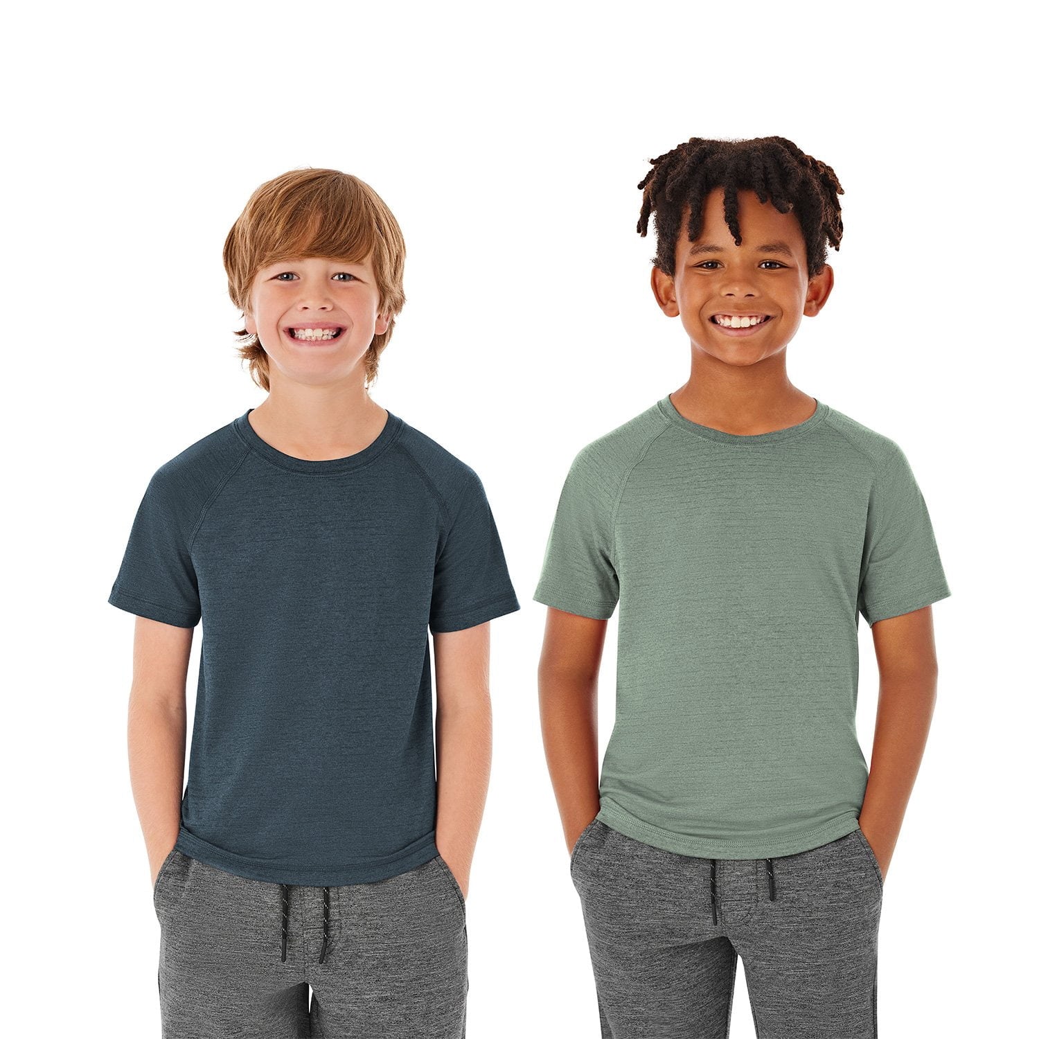 Member's Mark Boys 2-Pack Active Tops - Black - XXL