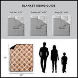 Yellowstone Silk Touch Mink Reverse Throw, 60" X 70"