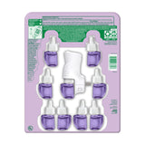 Air Wick Plug In Scented Oil Air Freshener, Lavender & Chamomile, 1 Free Warmer + 9 Refills