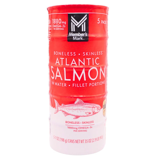 Member's Mark Canned Atlantic Salmon - 7 oz - 5 Pack
