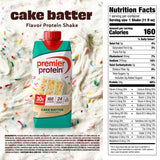 Premier Protein 30g High Protein Shake, Cake Batter Delight 11 fl. oz., 15 pk.