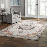 Member's Mark Everwash Washable Accent Rug, 2'x 3'7" - Rust Traditional