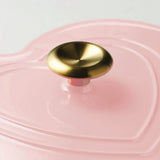 Tramontina 3-Quart Heart Shape Enameled Cast Iron Dutch Oven (Shallow, Oven Safe)