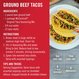 McCormick Original Taco Seasoning Mix - 1 oz - 12 Pack