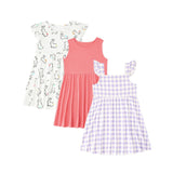 Member's Mark Girls 3-Pack Knit Dresses - Blue - XS
