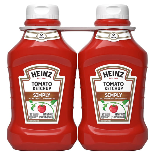 Heinz Simply Tomato Ketchup - 44 oz - 2 Pack