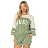 Roxy Women's Game On Fleece Top - Blue - XXL