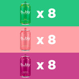 bubly Sparkling Water Variety Pack, 12 fl. oz., 24 pk.