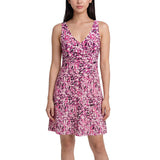 Lands' End Women's Swim Dress - Black - XXL