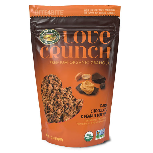 Nature's Path Love Crunch Organic Dark Chocolate &amp; Peanut Butter Granola, 32 oz.