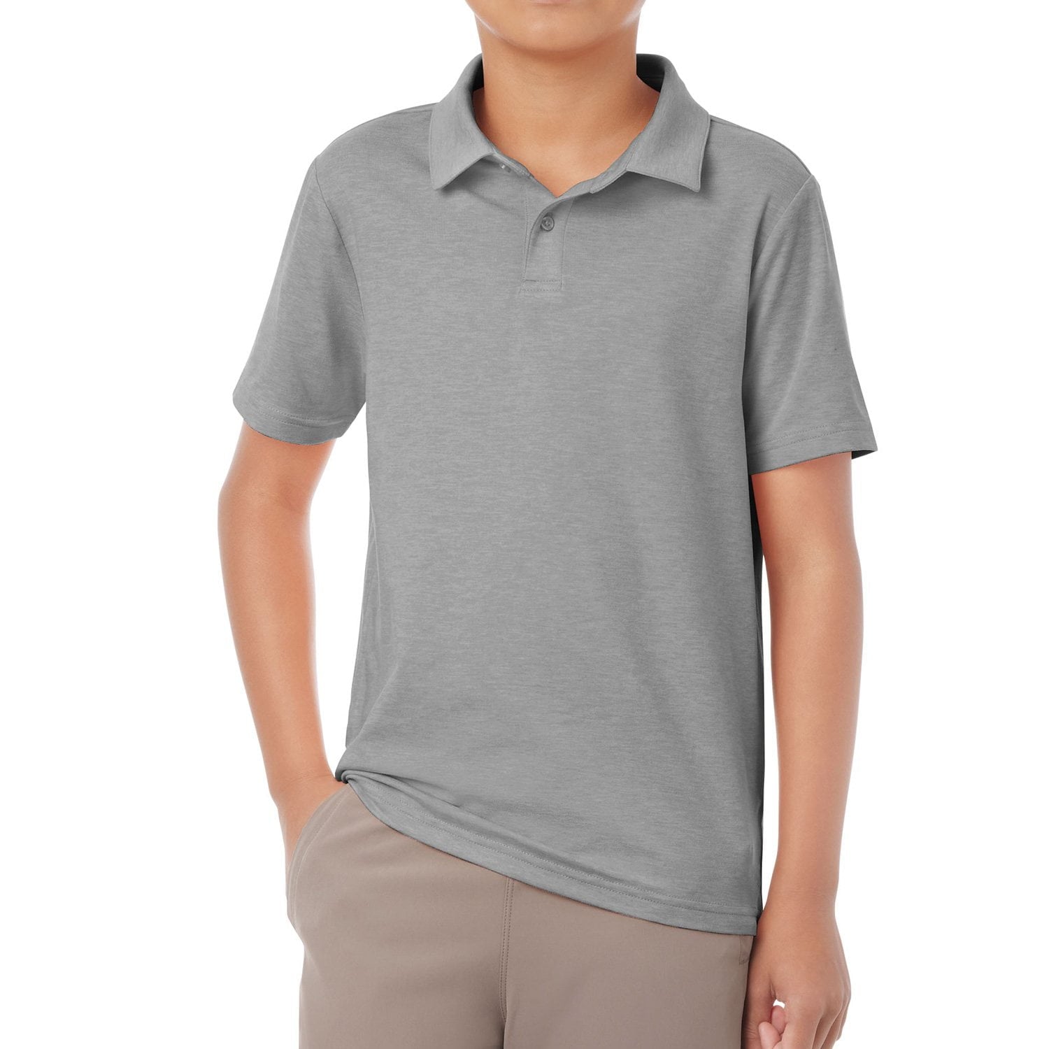 Member's Mark Boys Favorite Soft Polo - Black - XXL