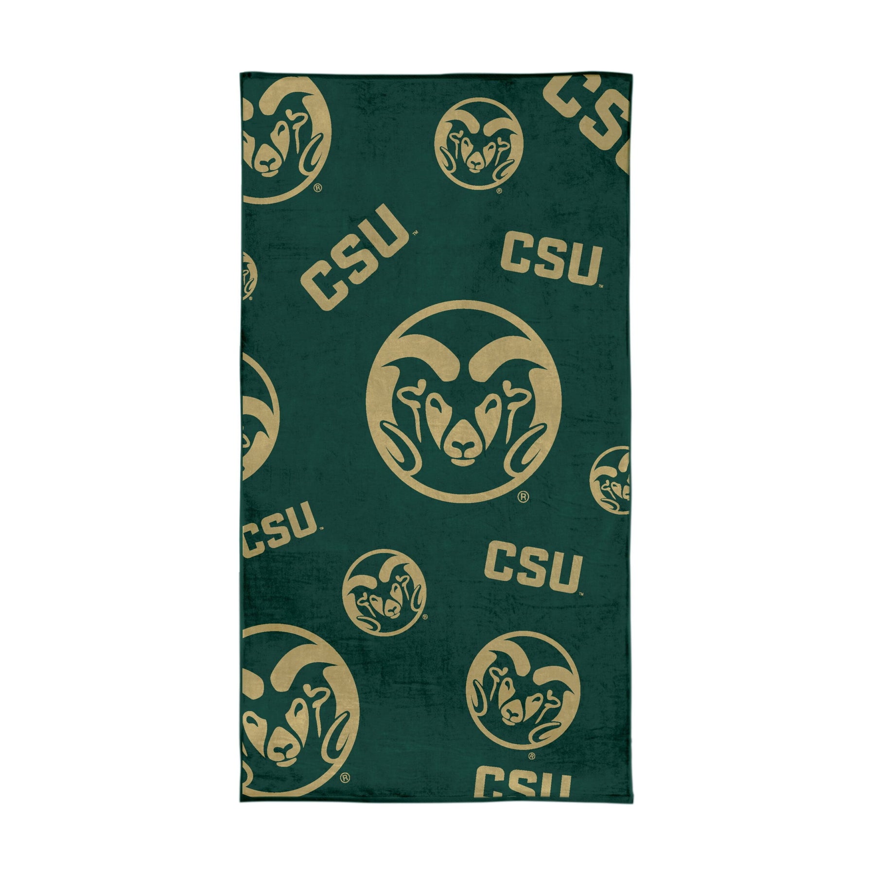Logo Brands Colorado State Rams 38"x72" Beach Towel