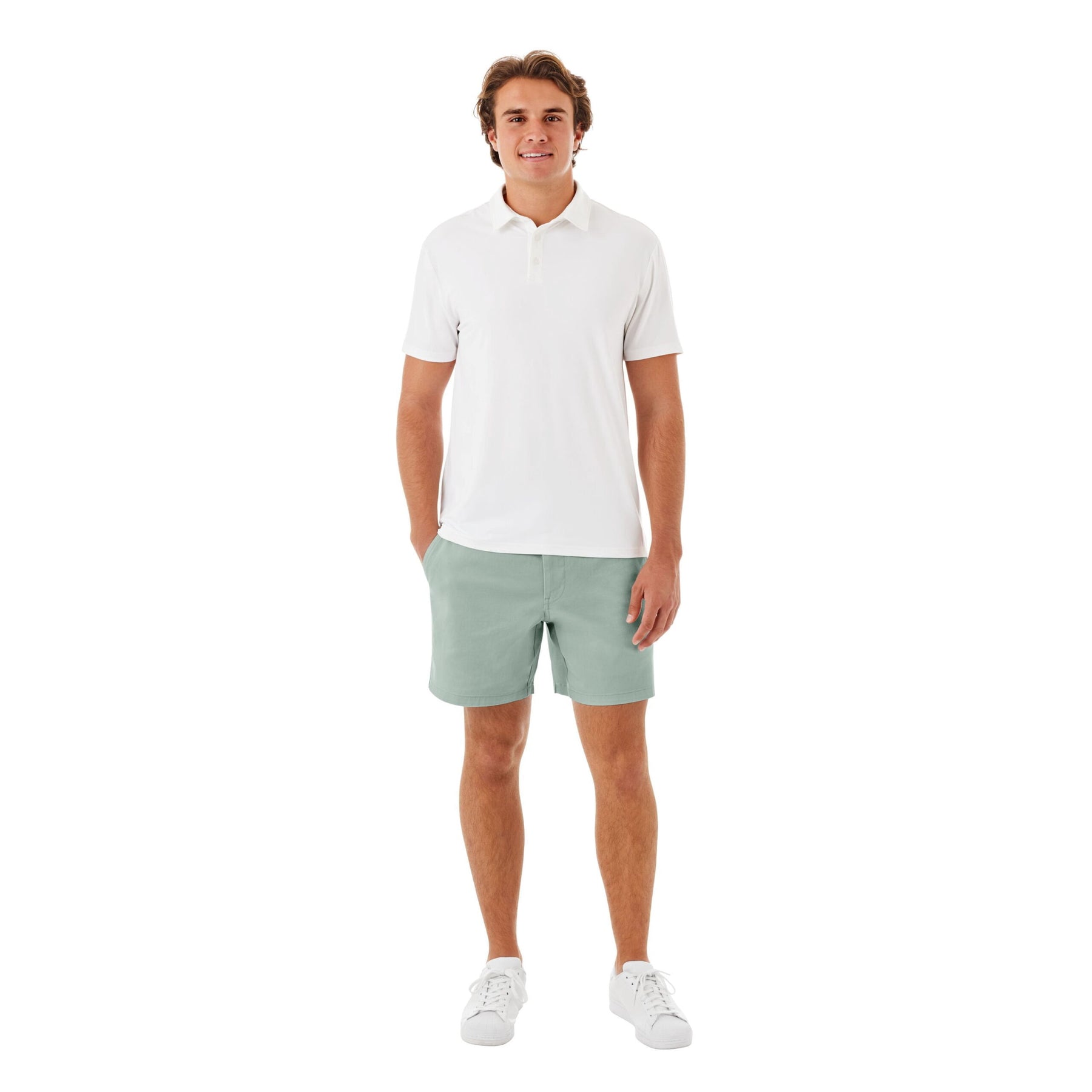 Member's Mark Men's Cotton Pull-On Shorts - Light Blue - XXL