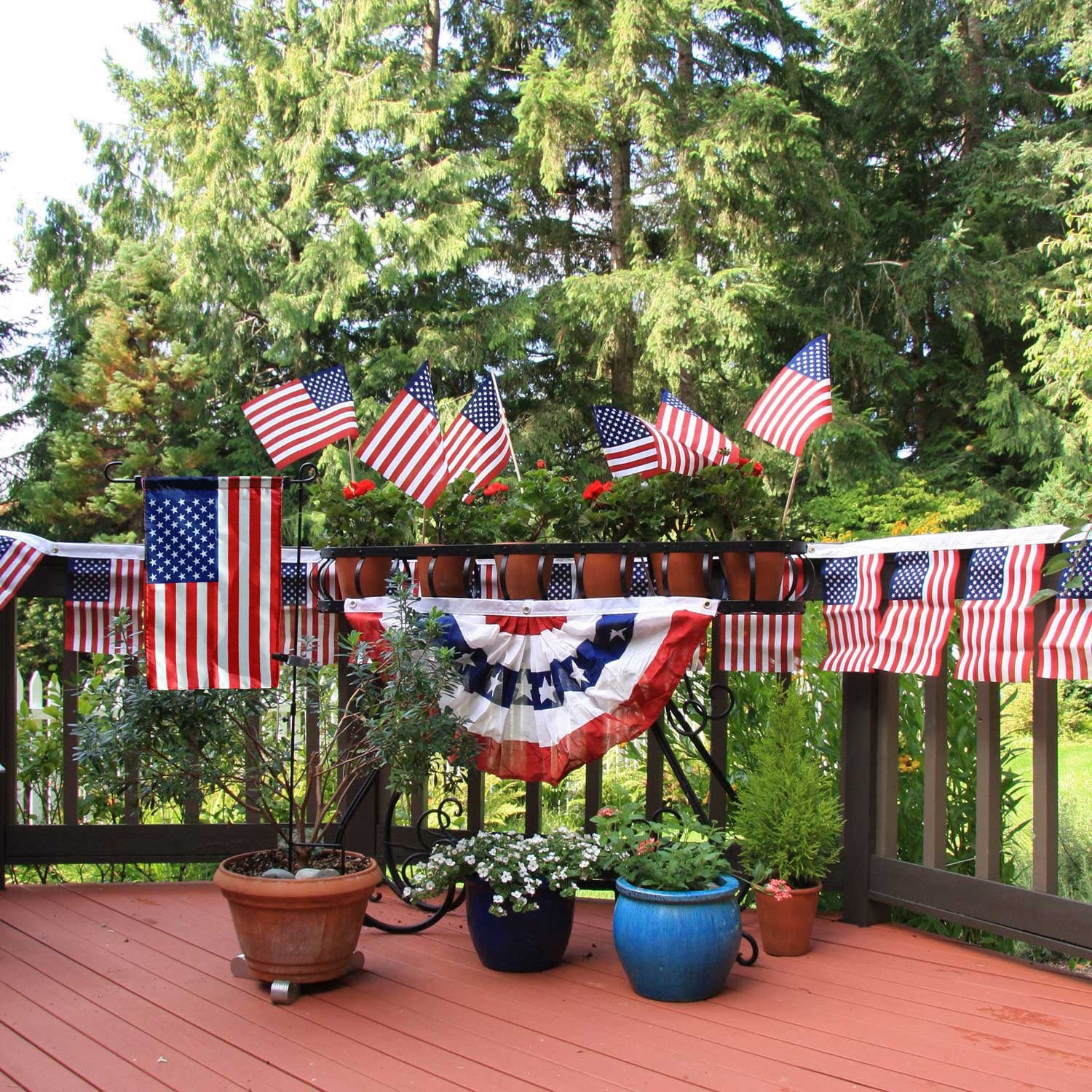 Patriotic Celebration American Flag Kit, 10 Pcs