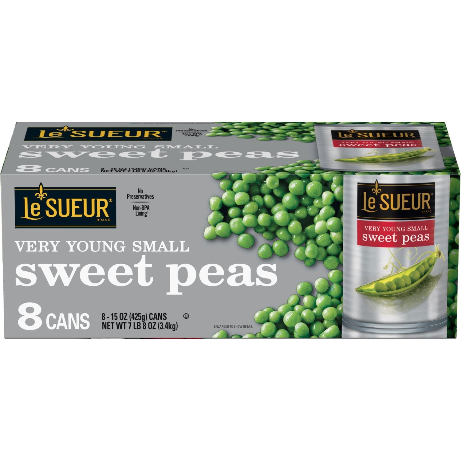 Le Sueur Very Young Small Sweet Peas - 15 oz - 8 Count