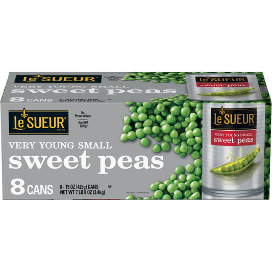 Le Sueur Very Young Small Sweet Peas - 15 oz - 8 Count