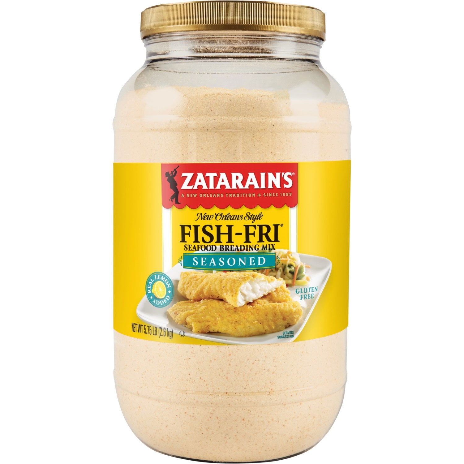 Zatarain's Fish-Fri Seasoned Seafood Breading Mix, 92 oz.