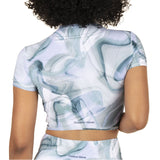 Outdoor Voices Cropped Short Sleeve Rashguard - Black - XXL