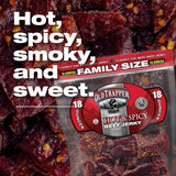 Old trapper Hot &amp; Spicy Beef Jerky, 18 oz.