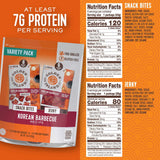 Golden Island Korean Barbecue Pork Jerky and Snack Bites, 1.50 oz., 12 pk.